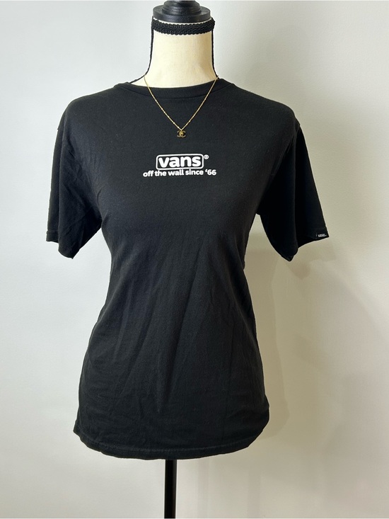 Vans Tops - Vans Black Graphic Logo Tee